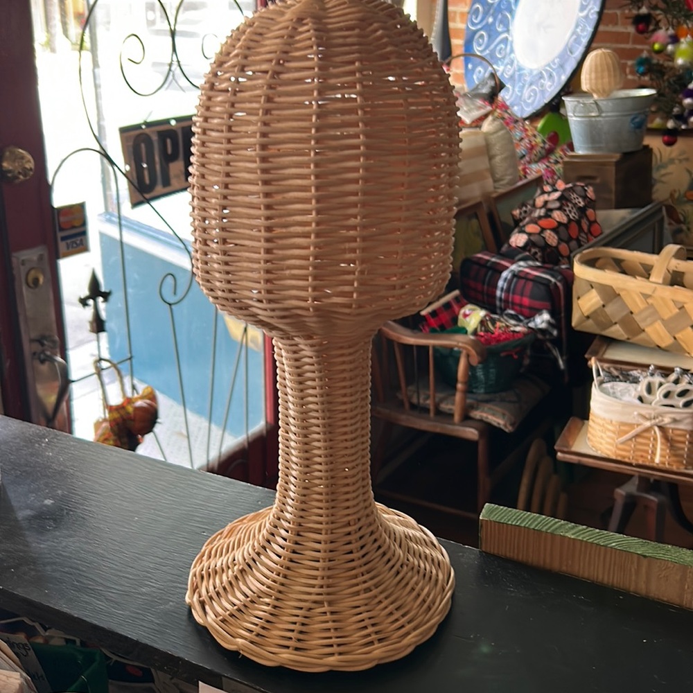 Wicker Hat stand